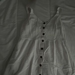 White dress with pockets